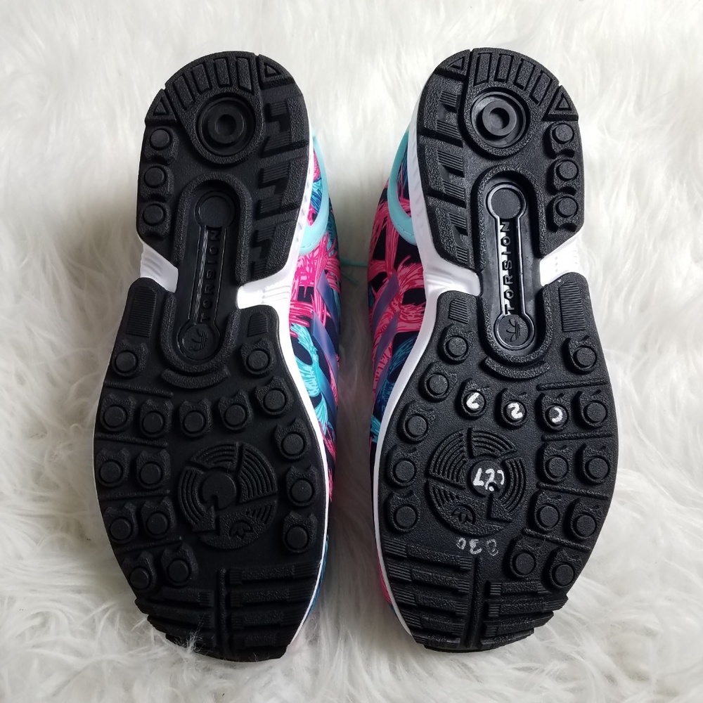 Adidas ZX Flux Torsion Athletic Shoes US 5.5 Pink - Picture 6 of 8